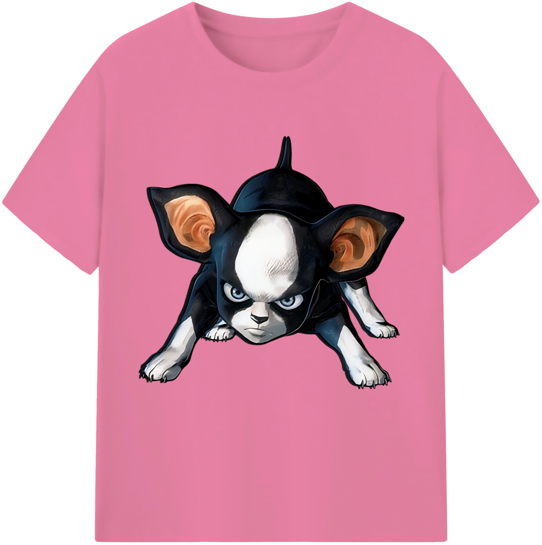 （画像用） ジョジョの奇妙な冒険 イギー JoJo's Bizarre Adventure Iggy 綿100％半袖Tシャツ（フロントプリント）
